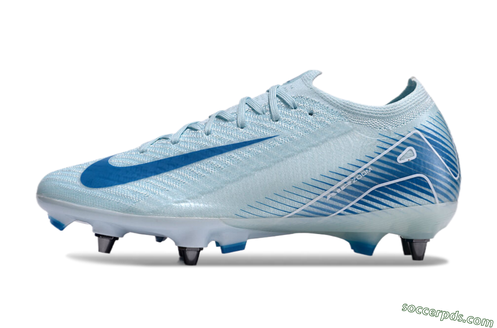 Nike Air Zoom Mercurial Vapor 16 Elite SG Low-Tops Football Boots - Jade/Blue/White 2