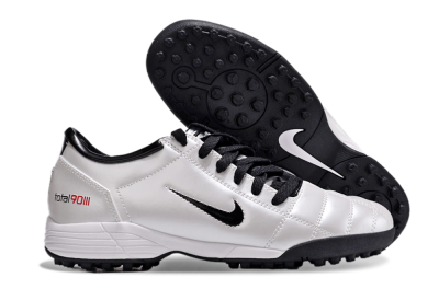Nike Total 90 II TF Low-Tops Football Shoes - Silver/Black/White