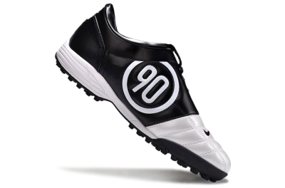 Nike Total 90 II TF Low-Tops Football Shoes - Silver/Black/White