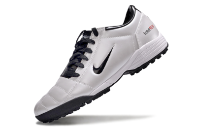 Nike Total 90 II TF Low-Tops Football Shoes - Silver/Black/White
