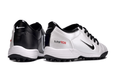 Nike Total 90 II TF Low-Tops Football Shoes - Silver/Black/White