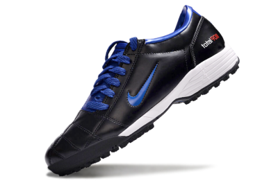 Nike Total 90 II TF Low-Tops Football Shoes - Black/Blue/White