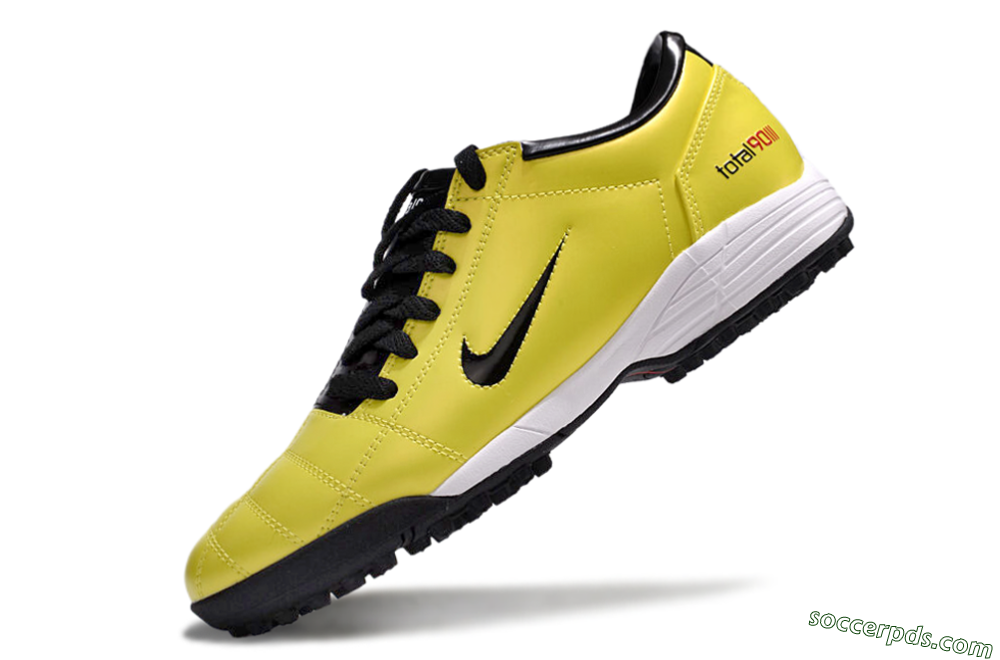 Nike Total 90 II TF Low-Tops Football Shoes - Yellow/Black/White 5