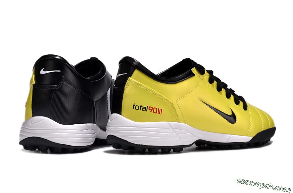 Nike Total 90 II TF Low-Tops Football Shoes - Yellow/Black/White 6