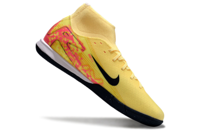 Nike Air Zoom Mercurial Superfly 10 Elite IC High-Tops Football Shoes - Yellow/Black/Red