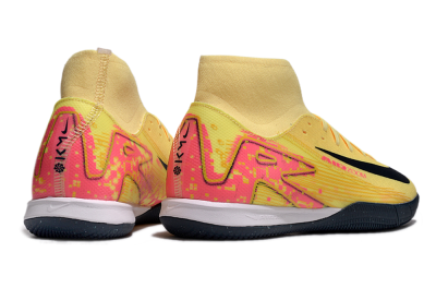 Nike Air Zoom Mercurial Superfly 10 Elite IC High-Tops Football Shoes - Yellow/Black/Red