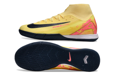 Nike Air Zoom Mercurial Superfly 10 Elite IC High-Tops Football Shoes - Yellow/Black/Red