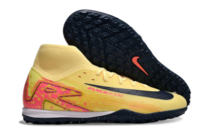 Nike Air Zoom Mercurial Superfly 10 Elite TF High-Tops Football Shoes - Yellow/Black/Red