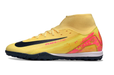 Nike Air Zoom Mercurial Superfly 10 Elite TF High-Tops Football Shoes - Yellow/Black/Red
