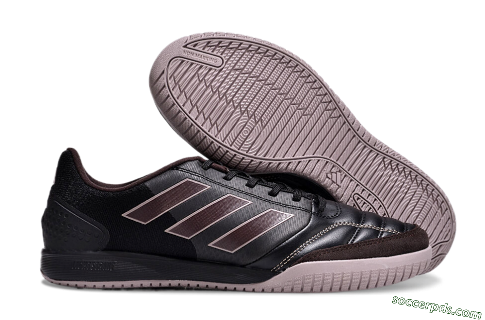 Adidas Top Sala Competition IC Low-Tops Football Shoes - Black/Brown/Pink 1