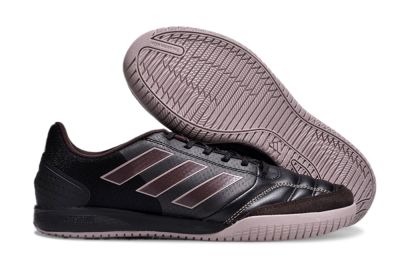 Adidas Top Sala Competition IC Low-Tops Football Shoes - Black/Brown/Pink