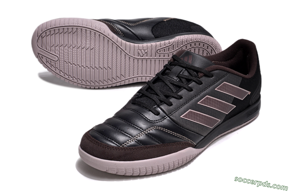 Adidas Top Sala Competition IC Low-Tops Football Shoes - Black/Brown/Pink 3