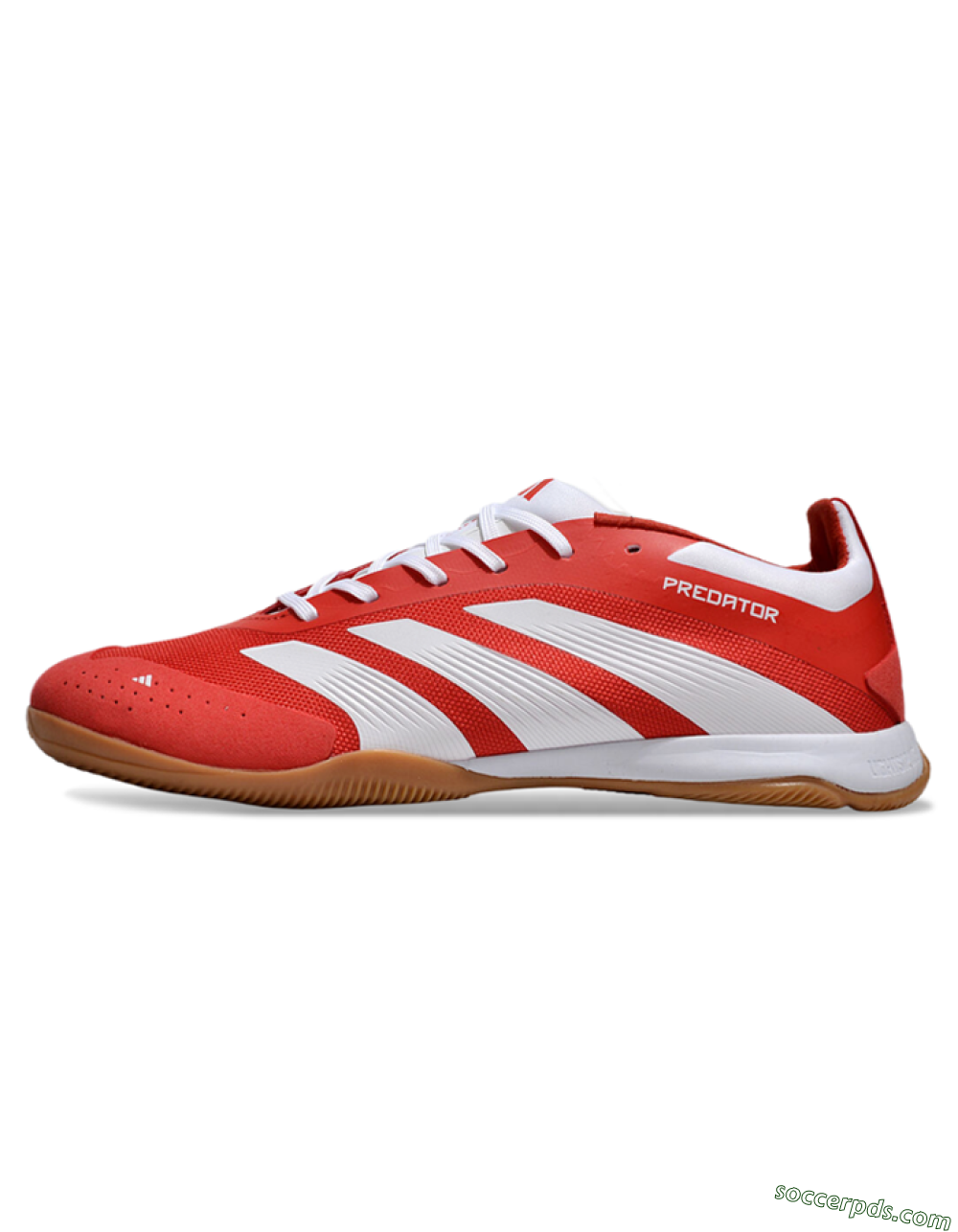 Adidas Predator 24 Elite IC Low-Tops Football Shoes - Red/White/Brown 2