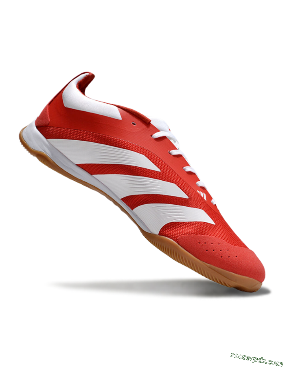 Adidas Predator 24 Elite IC Low-Tops Football Shoes - Red/White/Brown 4