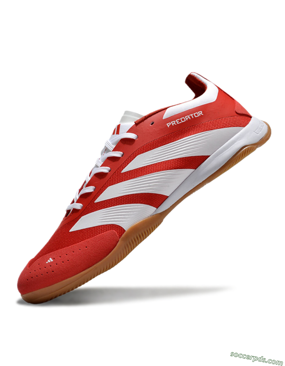 Adidas Predator 24 Elite IC Low-Tops Football Shoes - Red/White/Brown 5