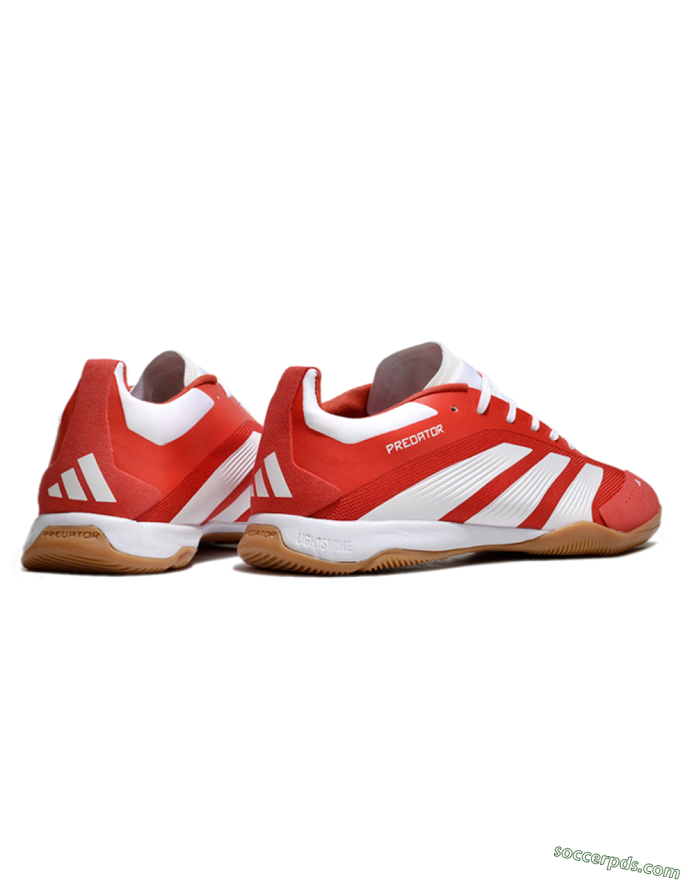 Adidas Predator 24 Elite IC Low-Tops Football Shoes - Red/White/Brown 6