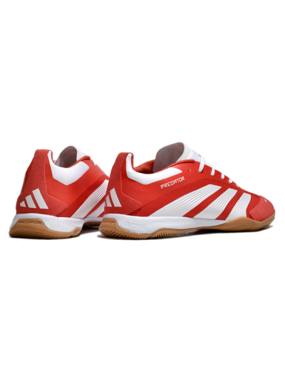 Adidas Predator 24 Elite IC Low-Tops Football Shoes - Red/White/Brown