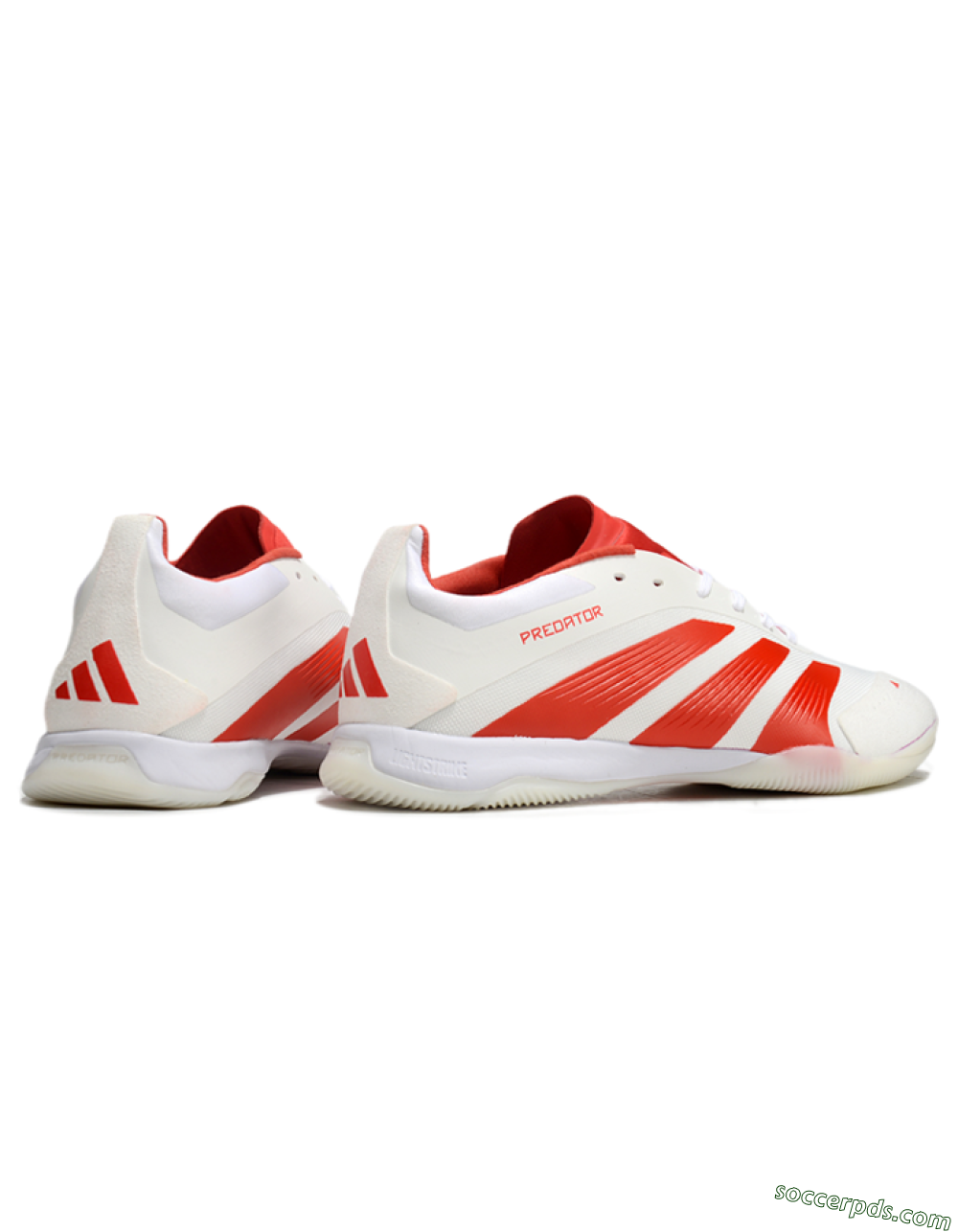 Adidas Predator 24 Elite IC Low-Tops Football Shoes - Beige/Red/White 6