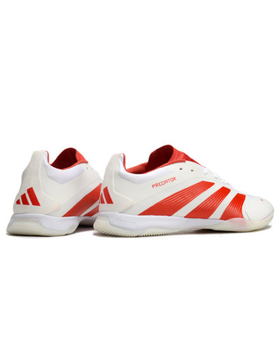 Adidas Predator 24 Elite IC Low-Tops Football Shoes - Beige/Red/White