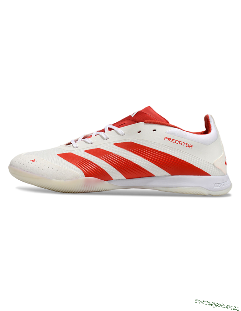 Adidas Predator 24 Elite IC Low-Tops Football Shoes - Beige/Red/White 2