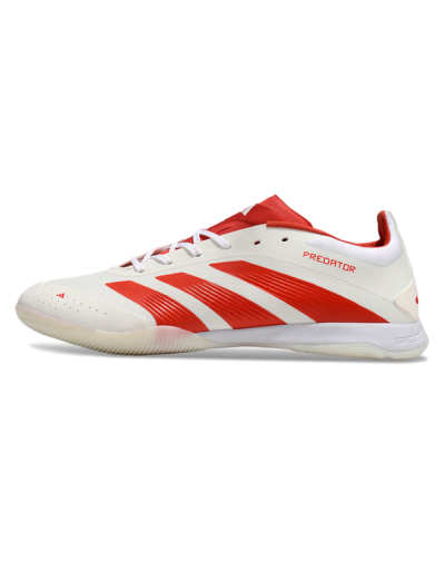 Adidas Predator 24 Elite IC Low-Tops Football Shoes - Beige/Red/White