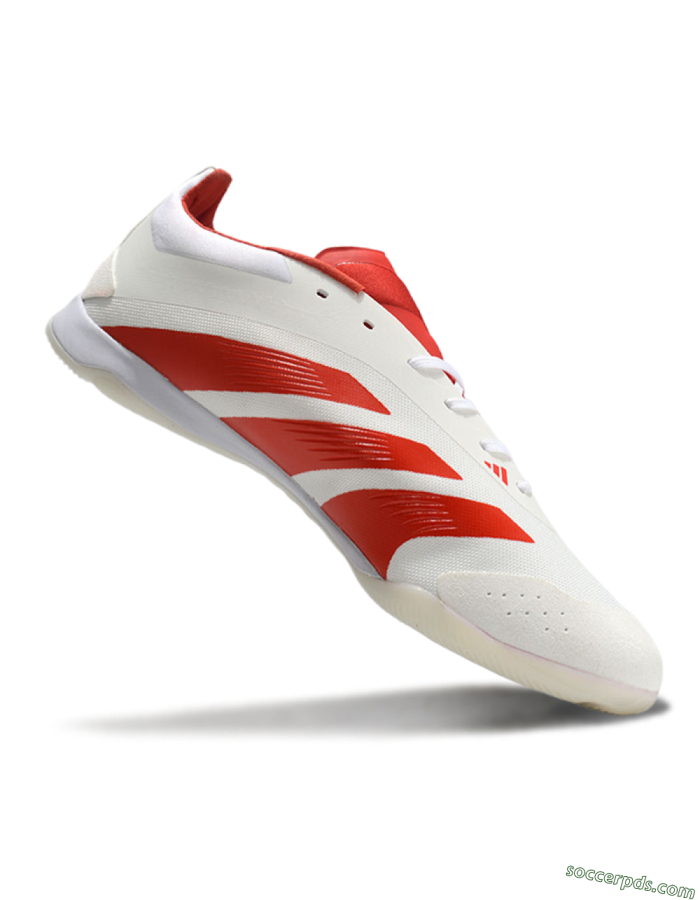 Adidas Predator 24 Elite IC Low-Tops Football Shoes - Beige/Red/White 4