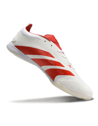 Adidas Predator 24 Elite IC Low-Tops Football Shoes - Beige/Red/White