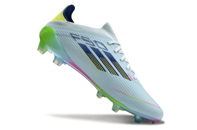 Adidas F50 Elite FG Low-Tops Football Boots - Jade/Blue/Yellow