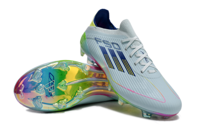 Adidas F50 Elite FG Low-Tops Football Boots - Jade/Blue/Yellow