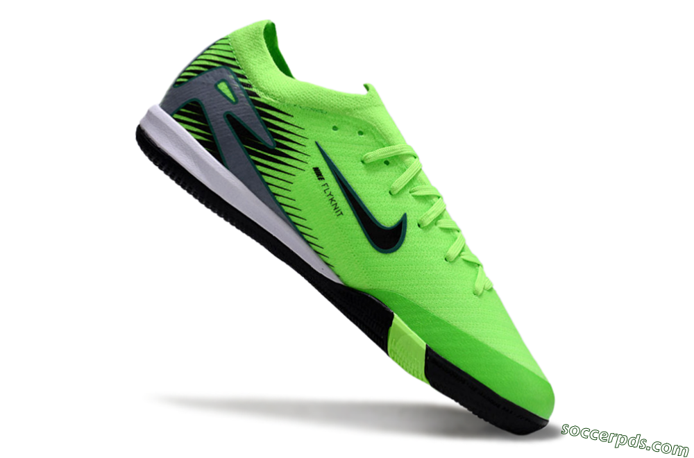 Nike Air Zoom Mercurial Vapor 16 Elite IC Low-Tops Football Shoes - Yellow/Black/Silver 5