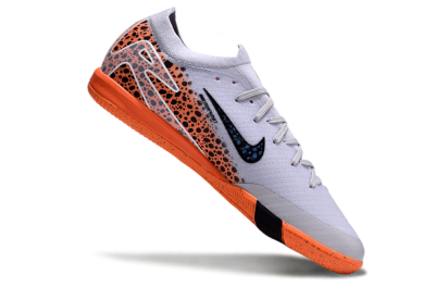 Nike Air Zoom Mercurial Vapor 16 Elite IC Low-Tops Football Shoes - White/Black/Leopard