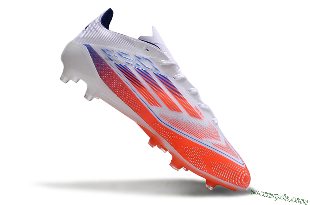 Adidas F50 Elite AG Low-Tops Football Boots - Red/White/Blue 5