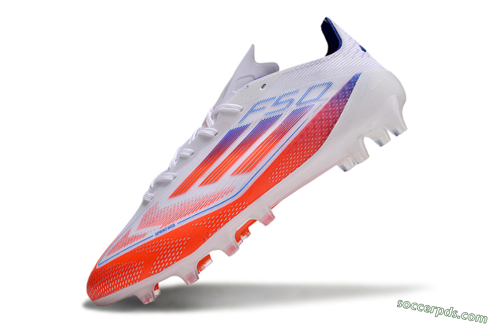 Adidas F50 Elite AG Low-Tops Football Boots - Red/White/Blue 6