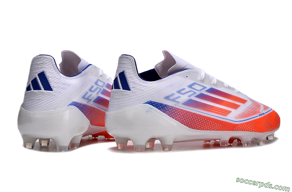 Adidas F50 Elite AG Low-Tops Football Boots - Red/White/Blue 7