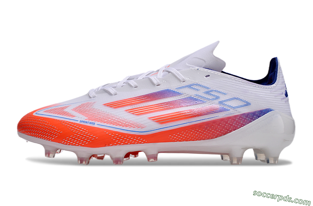 Adidas F50 Elite AG Low-Tops Football Boots - Red/White/Blue 2