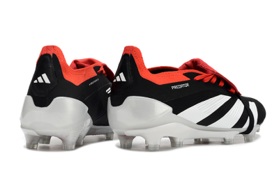 Adidas Predator Elite Foldover Tongue FG Low-Tops Football Boots - Black/White/Red