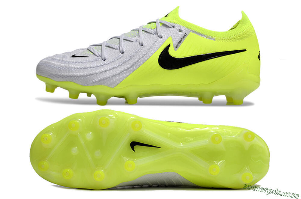 Nike Phantom Luna Elite Low-Tops Football Boots - Yellow/Grey/Black 7