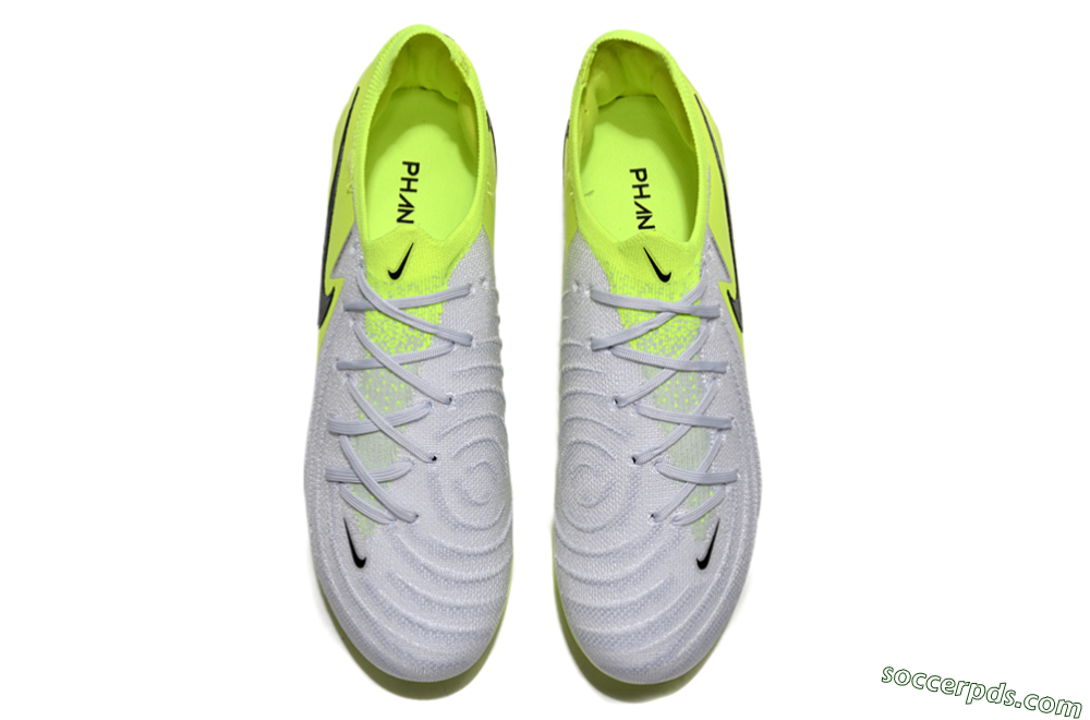 Nike Phantom Luna Elite Low-Tops Football Boots - Yellow/Grey/Black 3