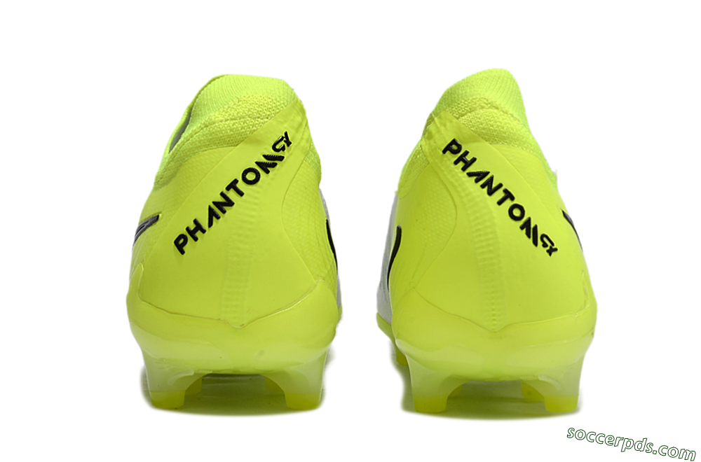 Nike Phantom Luna Elite Low-Tops Football Boots - Yellow/Grey/Black 4