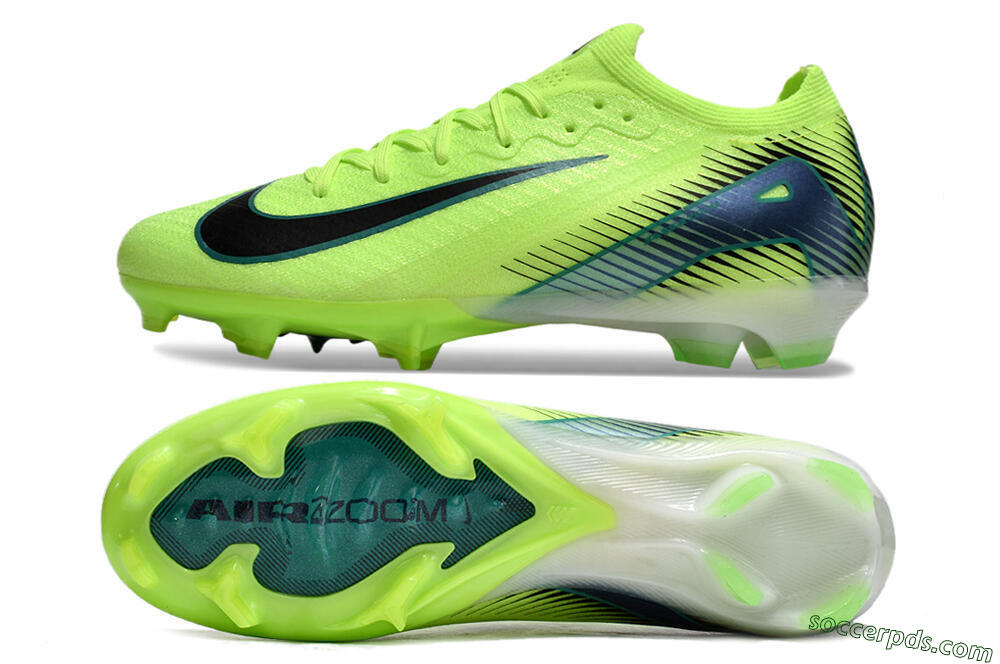 Nike Air Zoom Mercurial Vapor 16 Elite FG Low-Tops Football Boots - Yellow/Green/Blue 0