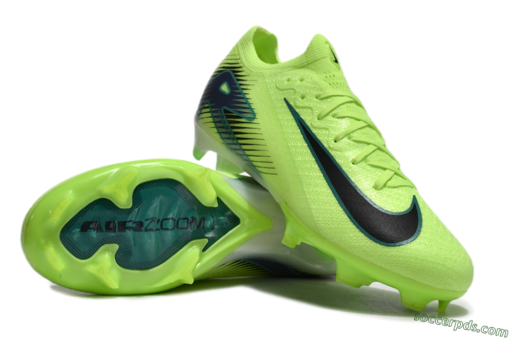Nike Air Zoom Mercurial Vapor 16 Elite FG Low-Tops Football Boots - Yellow/Green/Blue 3