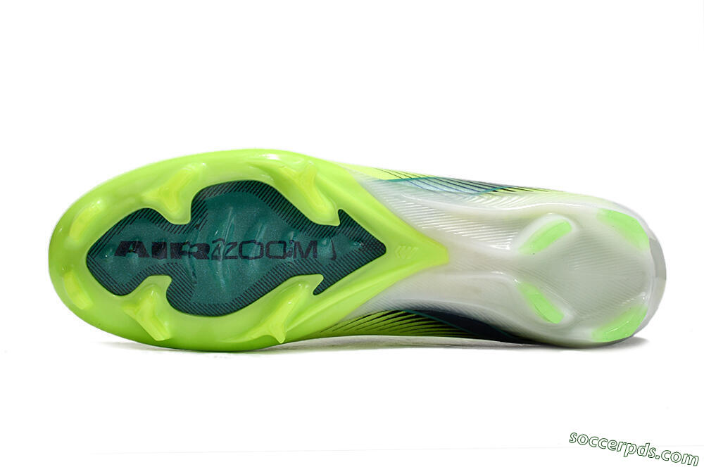 Nike Air Zoom Mercurial Vapor 16 Elite FG Low-Tops Football Boots - Yellow/Green/Blue 6