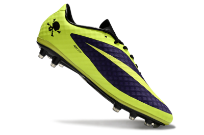 Nike Hypervenom Phantom FG Low-Tops Football Boots - Purple/Yellow/Black