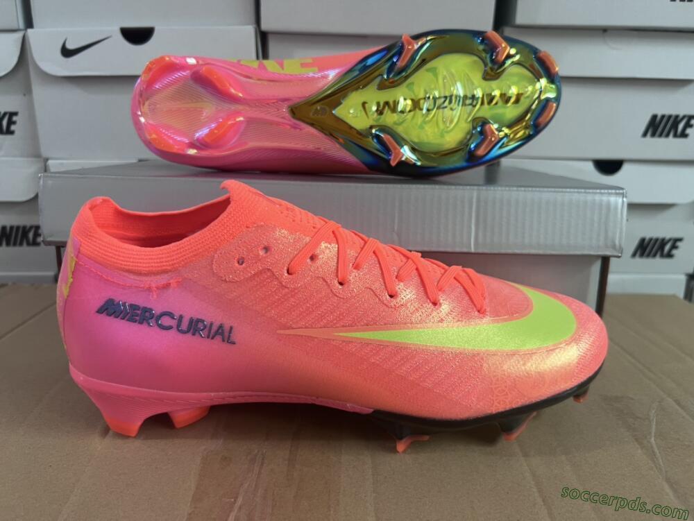 Nike Air Zoom Mercurial Vapor 16 Elite FG Low-Tops Football Boots - Orange/Yellow/Black