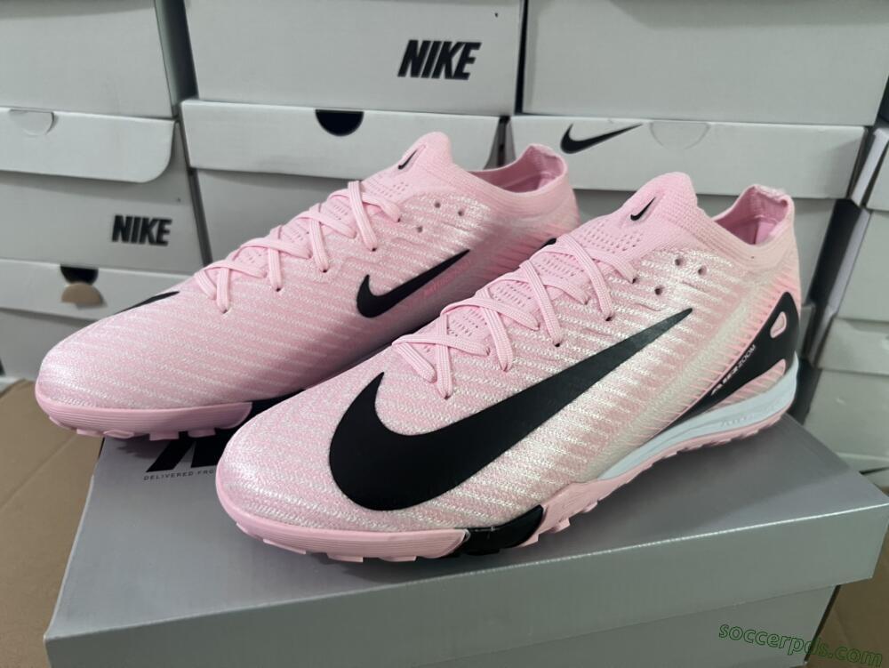 Nike Air Zoom Mercurial Vapor 16 Elite TF Low-Tops Football Shoes - Pink/Black/White