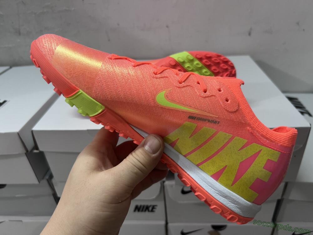 Nike Air Zoom Mercurial Vapor 15 Elite TF Low-Tops Football Shoes - Red/Yellow/White
