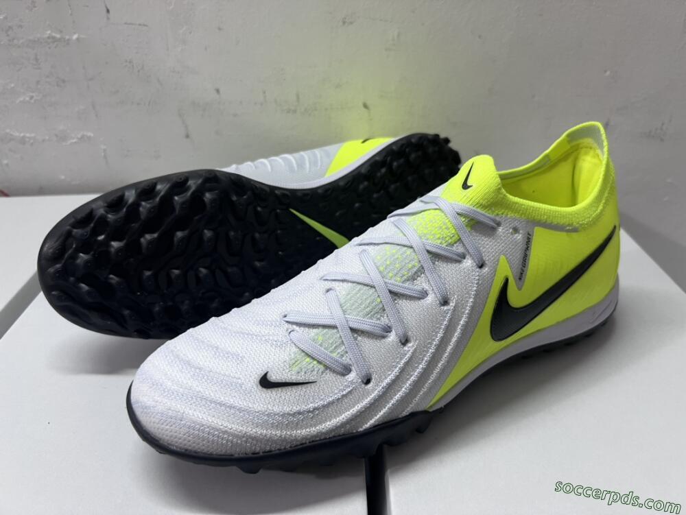 Nike Phantom Luna Elite TF Low-Tops Football Shoes - Grey/Yellow/Black