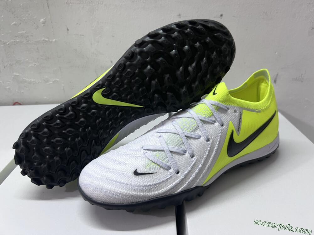 Nike Phantom Luna Elite TF Low-Tops Football Shoes - Grey/Yellow/Black