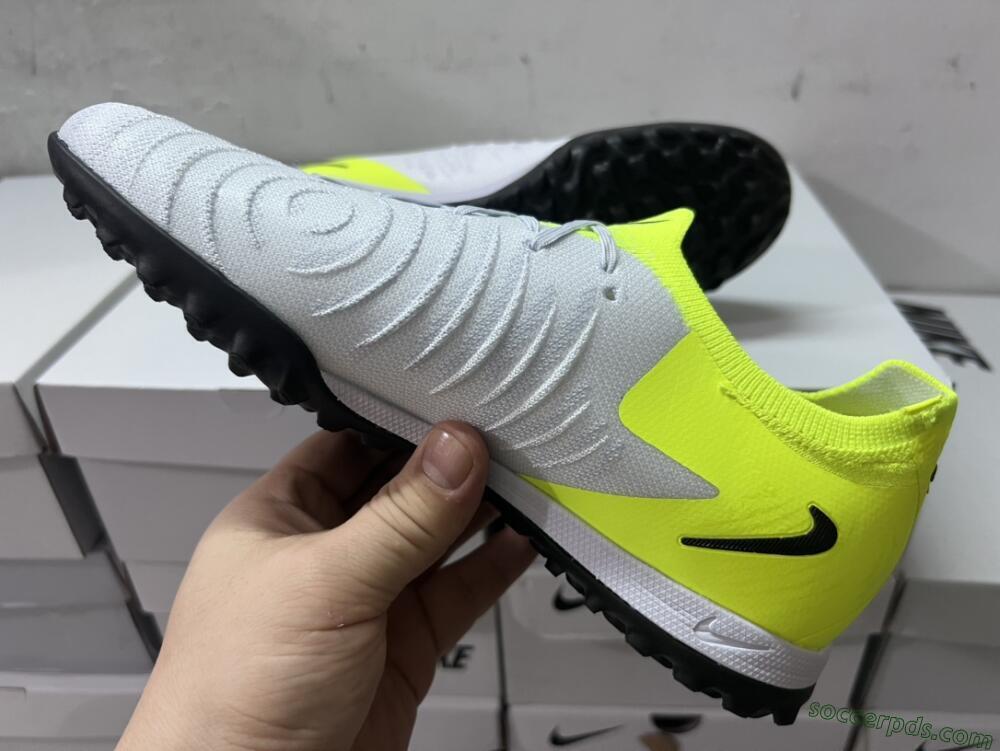 Nike Phantom Luna Elite TF Low-Tops Football Shoes - Grey/Yellow/Black