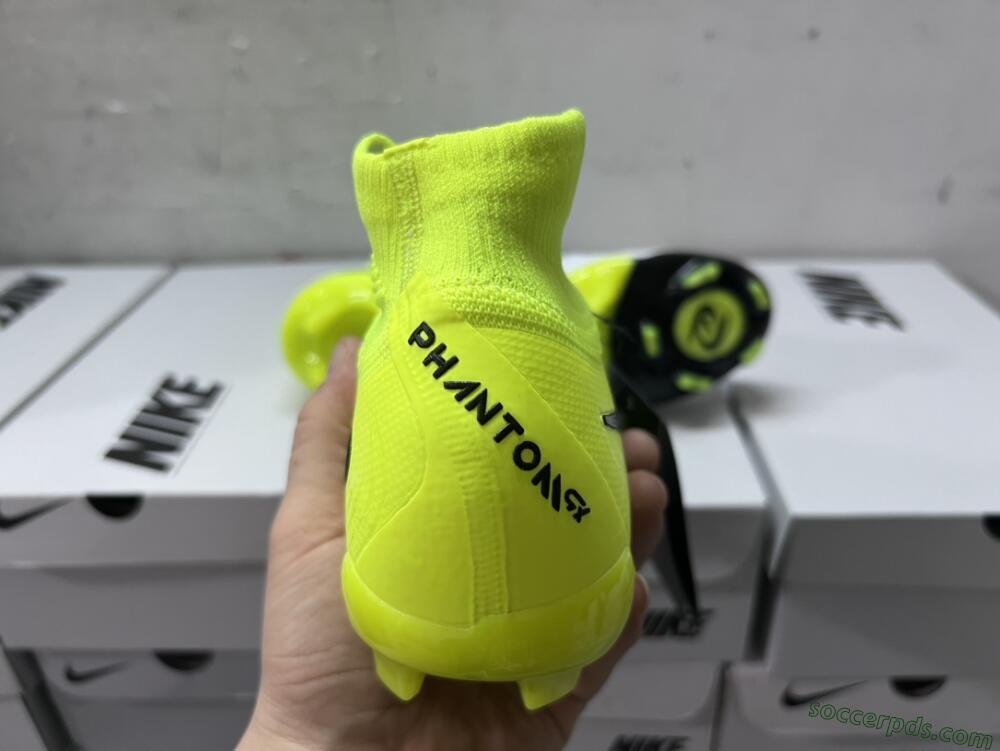 Nike Phantom Luna Elite FG High-Tops Football Boots - Grey/Yellow/Black